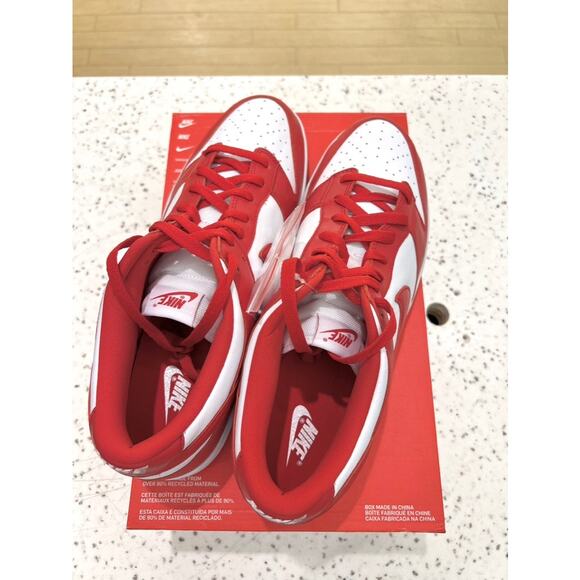 Nike Dunk Low SP St. John's White University Red - UNLV Varsity USC CU1727 100 - Picture 5 of 9